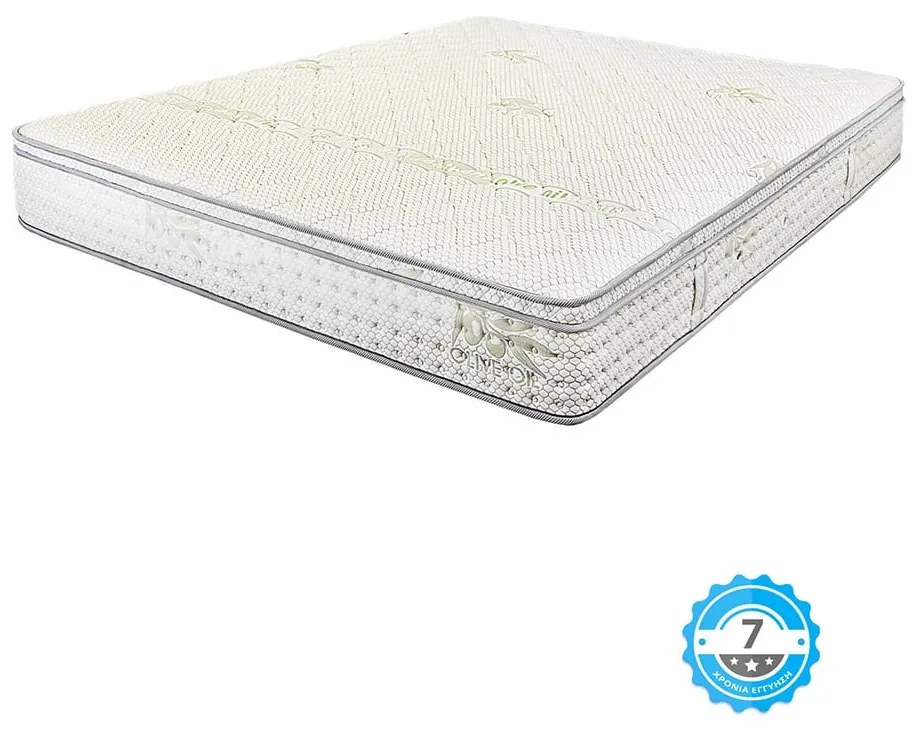 Ανατομικό Memory Foam Καπιτονέ Στρώμα Pocket με Ύφασμα Tencel Mindy 90x200 30cm Άσπρο