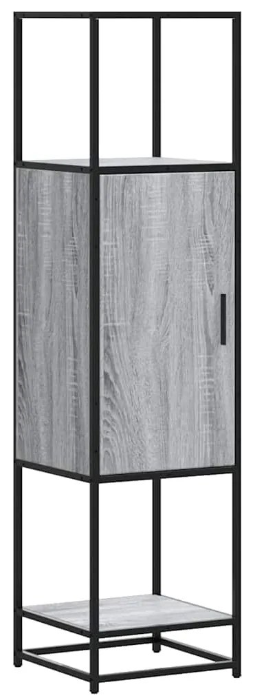 vidaXL Highboard Grey Sonoma Κατασκευασμένο ξύλο και μέταλλο