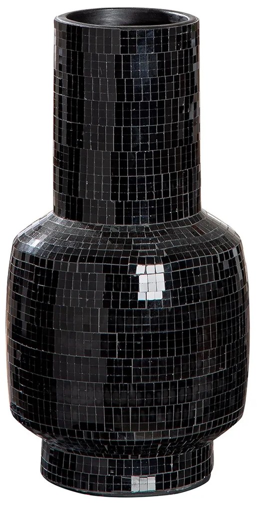 Βάζο Λαιμού Κεραμικό Μαύρο D15X30Cm D15X30Cm-05161392