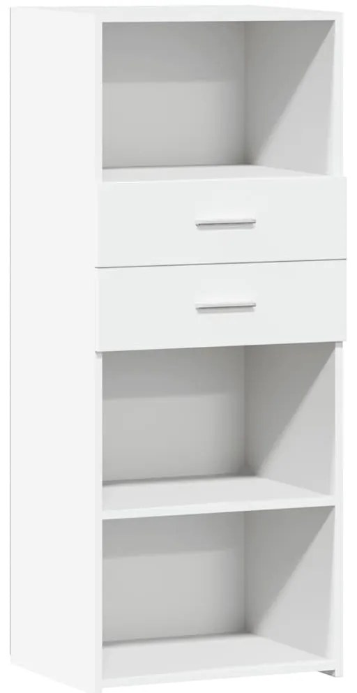 vidaXL Ντουλάπι Μαύρο 50x42,5x124 εκ. από Επεξεργασμένο Ξύλο