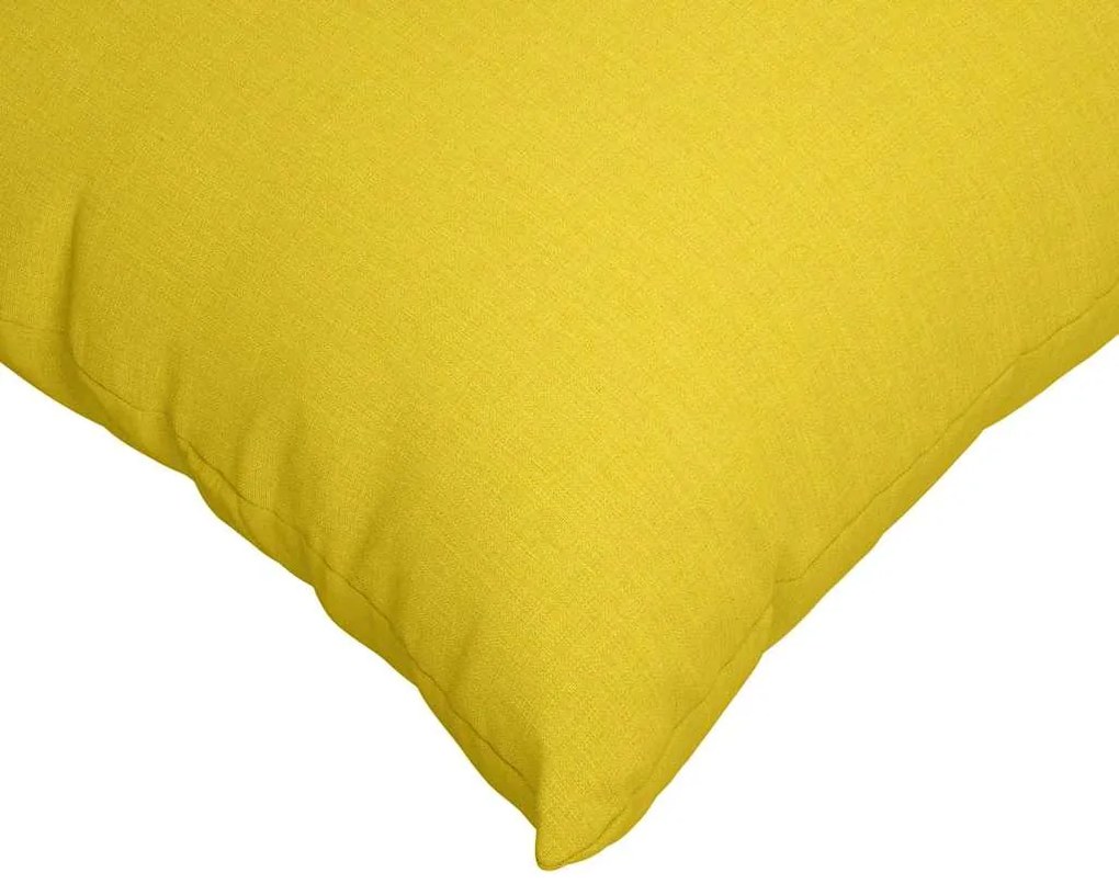 vidaXL Μαξιλάρι Καναπέ 2 pcs Απαλό Κίτρινο 80 x 40 cm ύφασμα