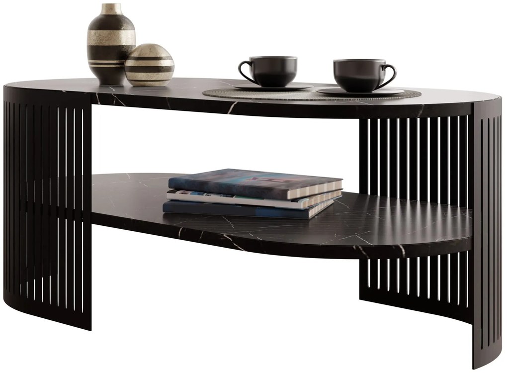 Τραπεζάκι σαλονιού Fikoli II-Mauro Marmaro - 100.00Χ50.00Χ40.00cm