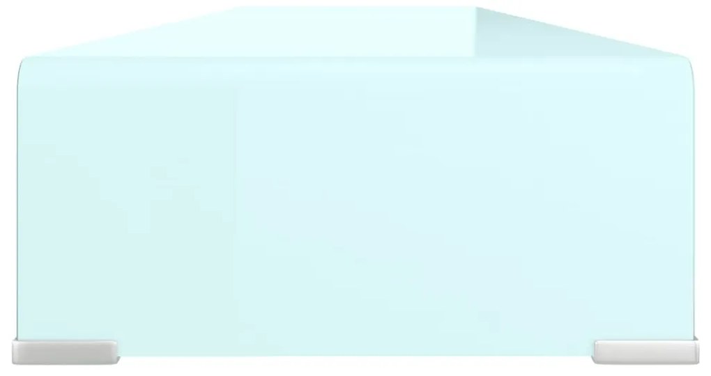 vidaXL Βάση Τηλεόρασης/Οθόνης Πράσινη 120 x 30 x 13 εκ. Γυάλινη