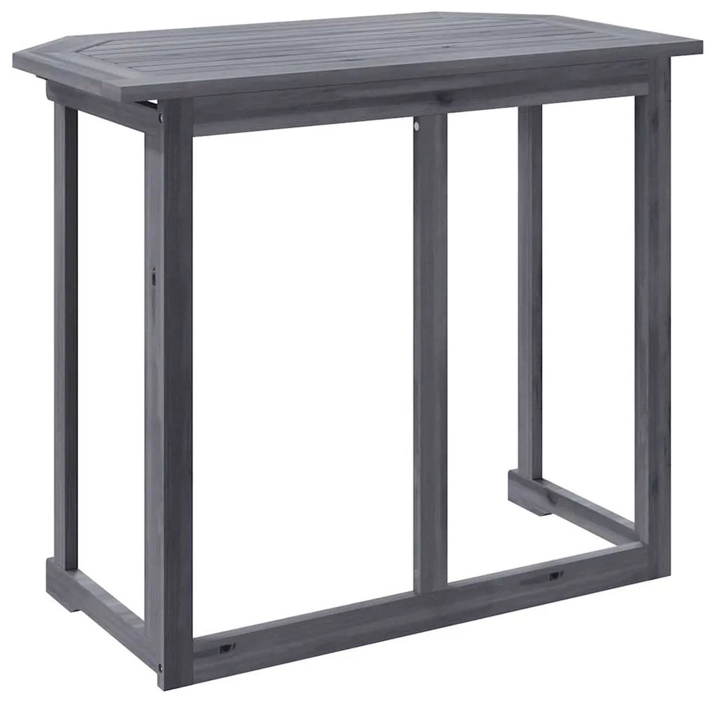 vidaXL Τραπέζι Μπαλκονιού Πτυσσόμενο 90x50x74 εκ. Μασίφ Ξύλο Ακακίας