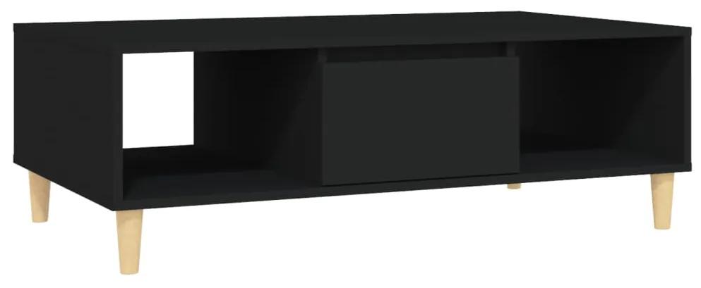 vidaXL Τραπεζάκι Σαλονιού Μαύρο 103,5 x 60 x 35 εκ. από Μοριοσανίδα