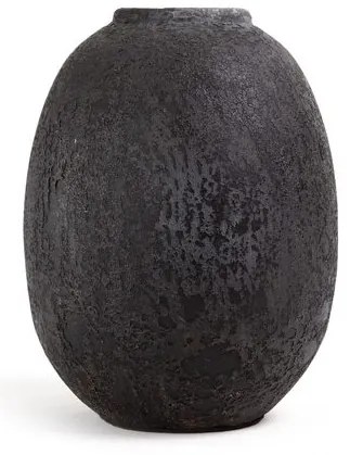Κεραμικό Διακοσμητικό Βάζο Siso Nic Black Spot Gray Small (22x22x31) Soulworks 0630060