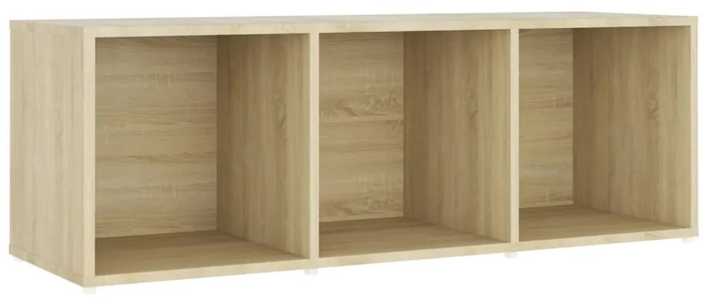 vidaXL Έπιπλα Τηλεόρασης 3 τεμ. Sonoma Δρυς 107x35x37 εκ. Μοριοσανίδα