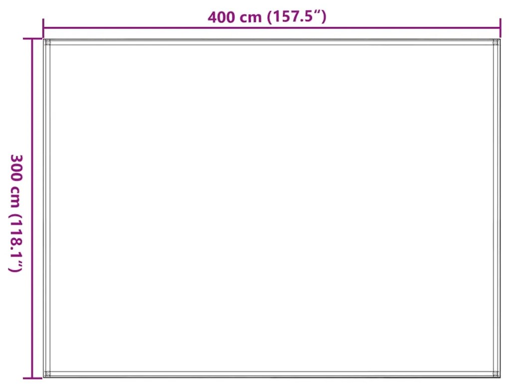 Χαλί Σκηνής Μπεζ 300 x 400 εκ.