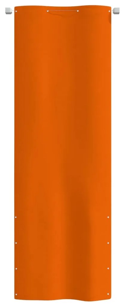 vidaXL Διαχωριστικό Βεράντας Πορτοκαλί 80 x 240 εκ. Ύφασμα Oxford
