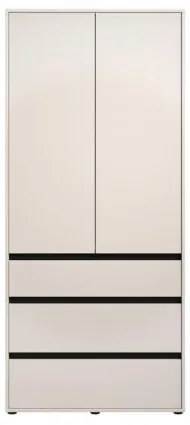 ΝΤΟΥΛΑΠΑ CORBETT 2K3F h211 CASHMERE/ΜΑΥΡΟ ΜΑΤ ΧΡΩΜΑ 93x55x211εκ 11014685