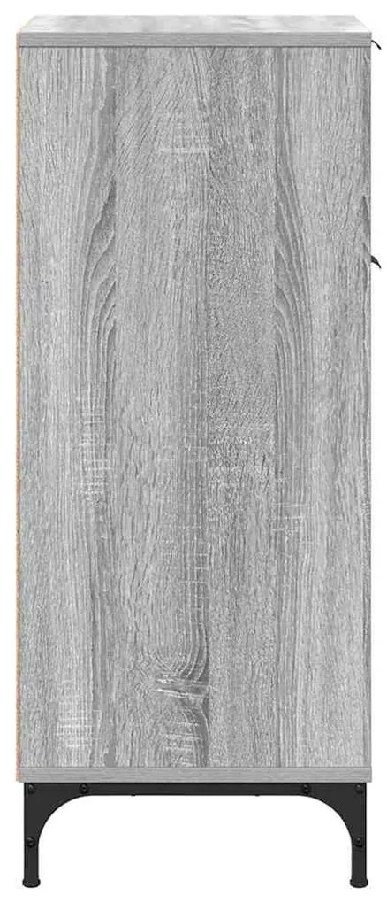 vidaXL Ντουλάπι Μπάνιου με συρτάρι Γκρι sonoma 39.5 x 36 x 88 εκ