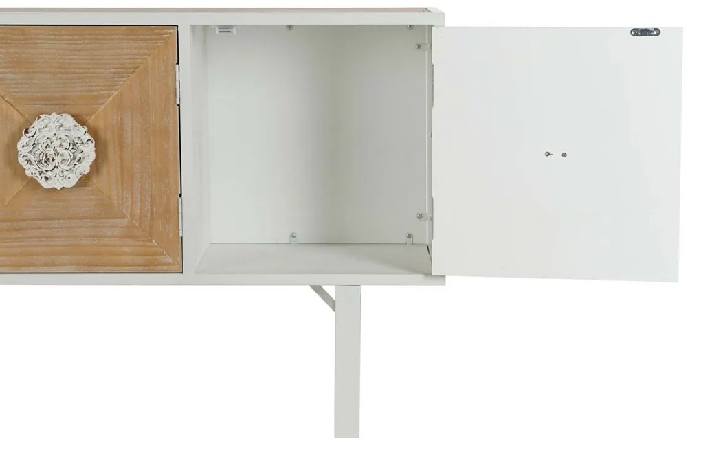 Έπιπλο Εισόδου DKD Home Decor Λευκό 120 x 35 x 90 cm