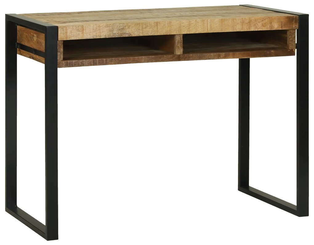 vidaXL Καθρέφτης με Τουλάπι 100x50x75 εκ Solid Rough Wood Mango