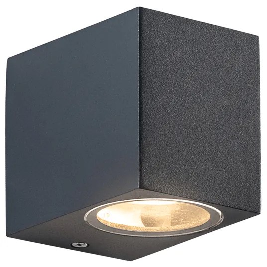 GU10 WALL LUMINAIRE 230V AC DARK GREY IP65 MAX.35W ACA LG2203GU10G