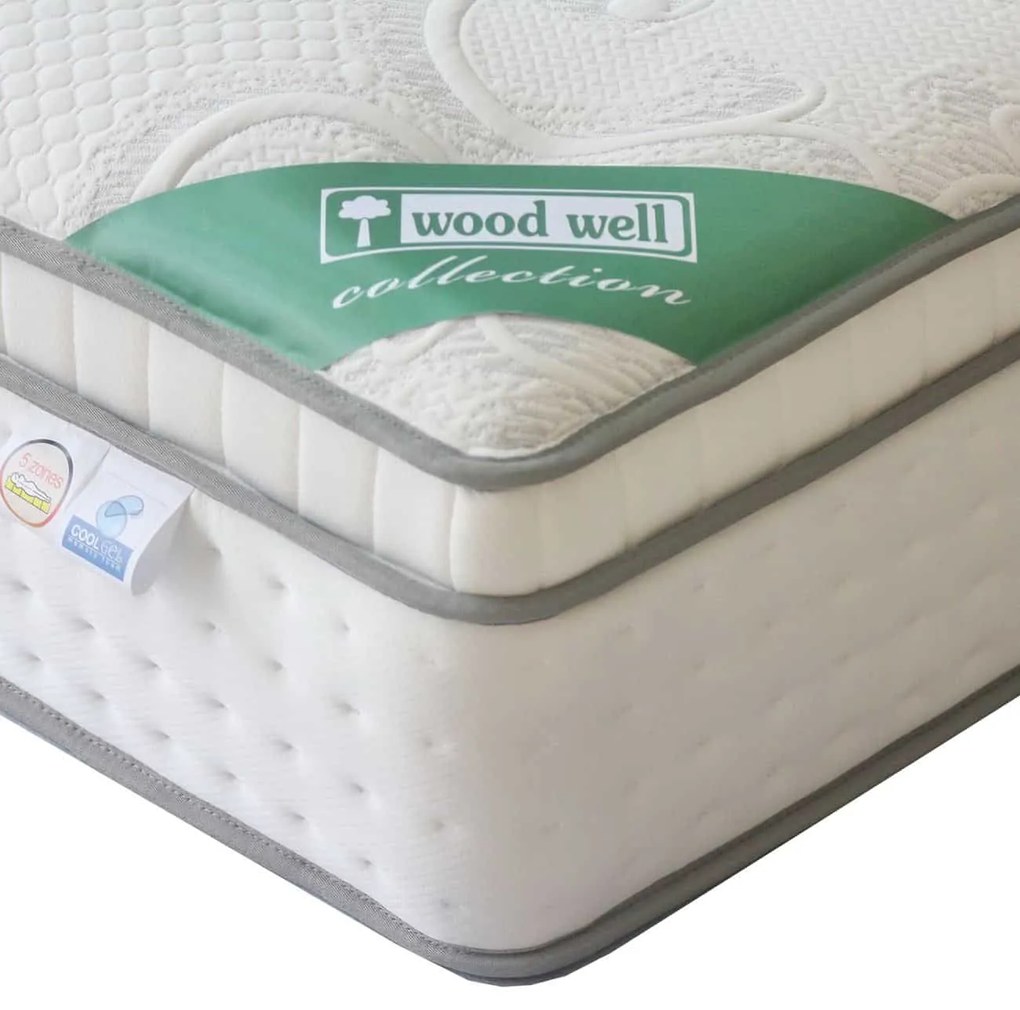 ΣΤΡΩΜΑ 160χ200χ31 Pocket Spring 5-Zone, Gel Memory Foam, Μονής Όψης   1τμχ Ε2092,2