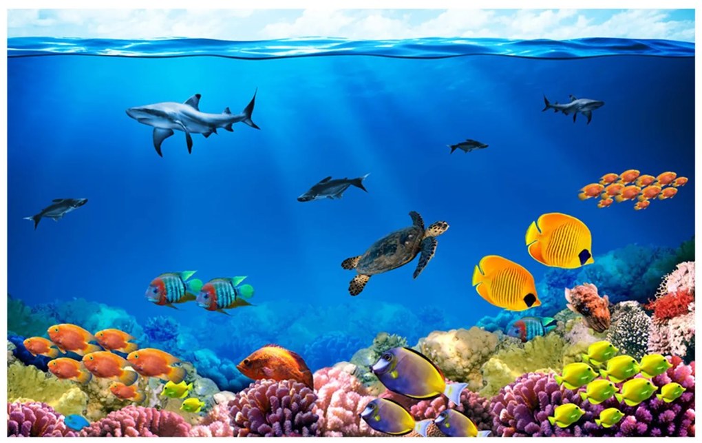 Φωτοταπετσαρία - Underwater kingdom 250x175