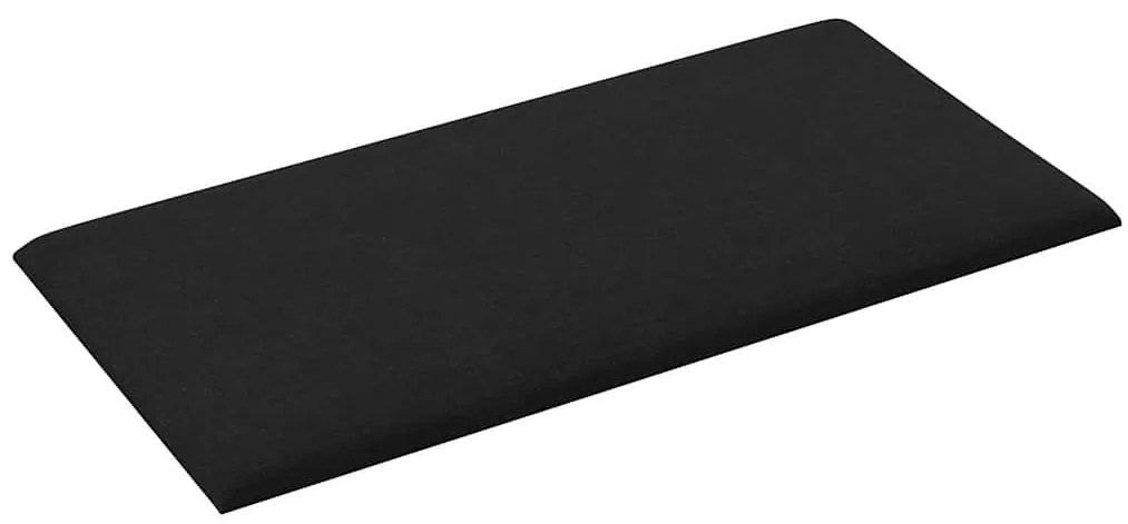 vidaXL Πάνελ Τοίχου 12 τεμ. Μαύρος 60 x 30 εκ. 2,16 μ² Υφασμάτινα