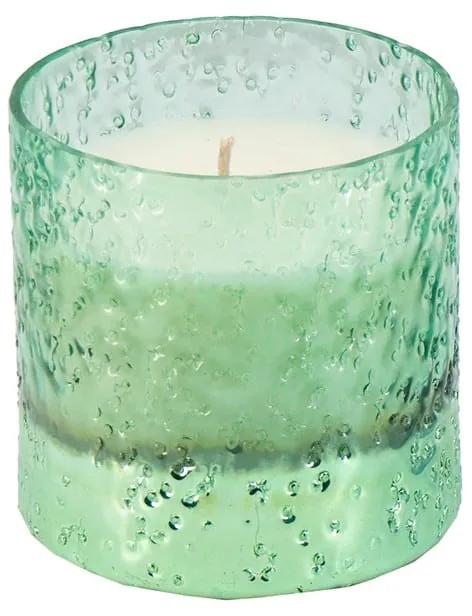 Κερί αρωματικό σόγιας πράσινο τριαντάφυλλο-κέδρος - Γυαλί - 77205-GREE