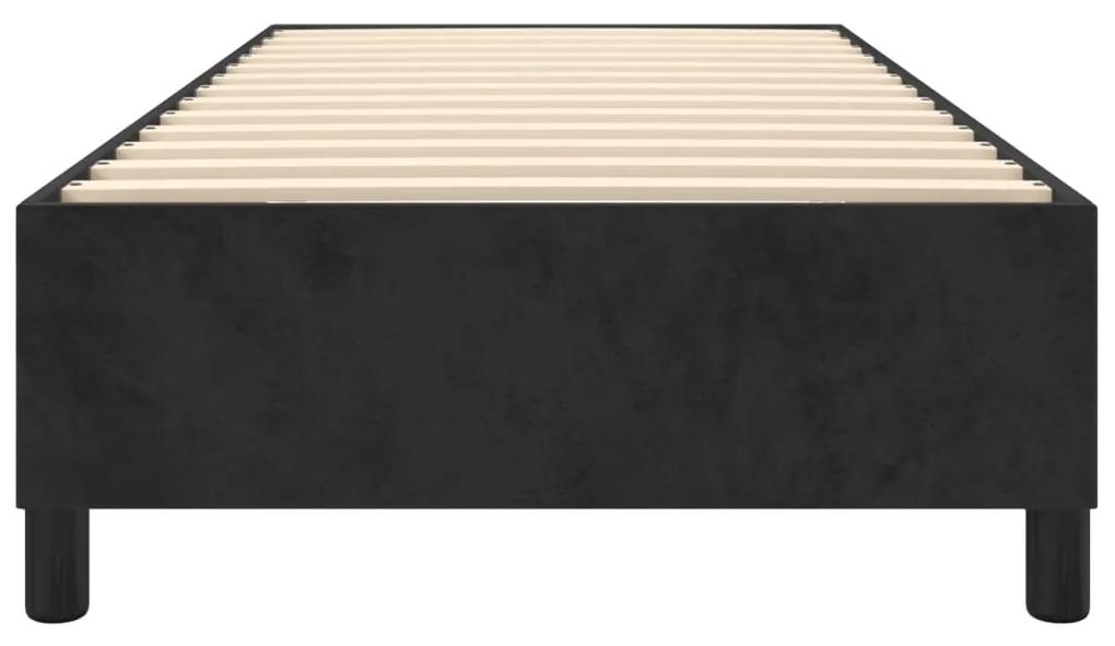 vidaXL Πλαίσιο Κρεβατιού Μαύρο 90x190 εκ. Βελούδινο
