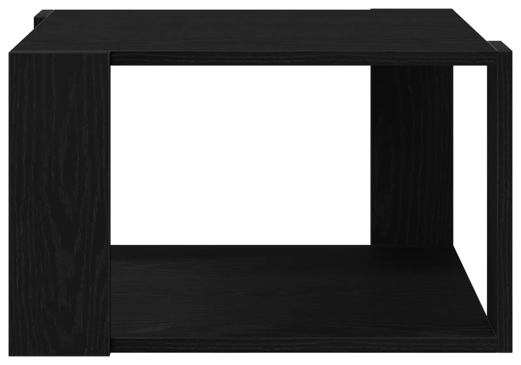vidaXL Τραπεζάκι καφέ Μαύρο Δρυς 85x55x31 εκ. Επεξεργασμένο ξύλο