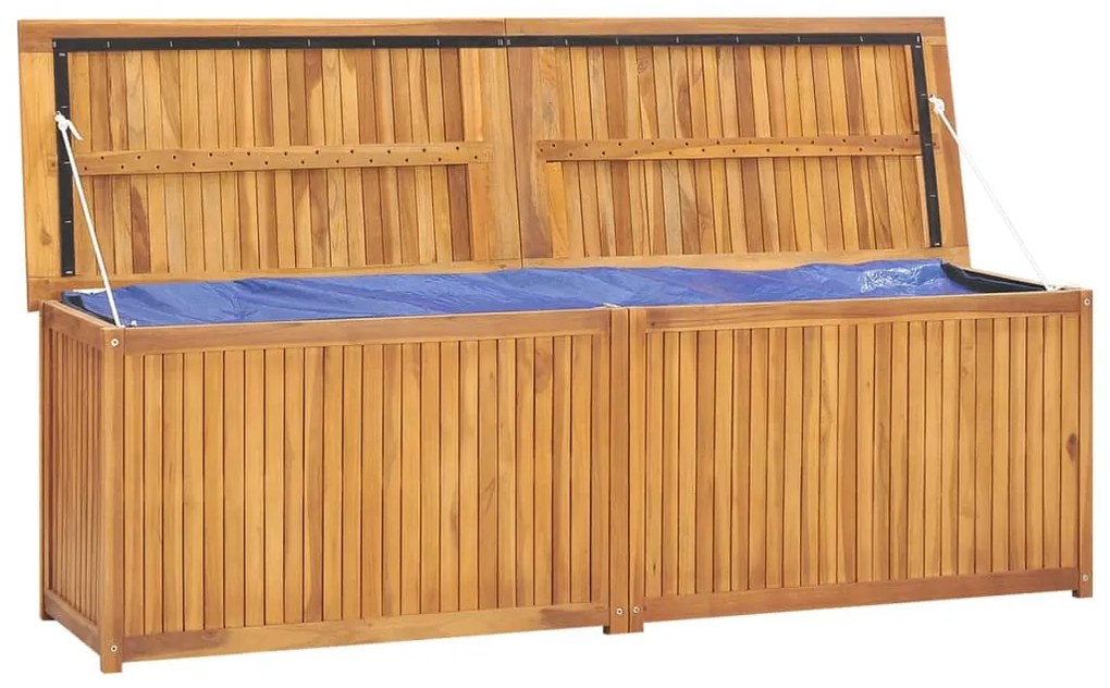 Μπαούλο Κήπου 175 x 50 x 55 εκ. από Μασίφ Ξύλο Teak - Καφέ