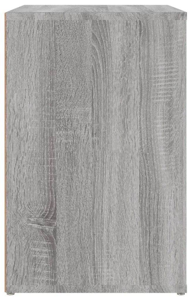 vidaXL Παπουτσοθήκη Γκρι Sonoma 130x35x54 εκ. από Επεξεργασμένο Ξύλο