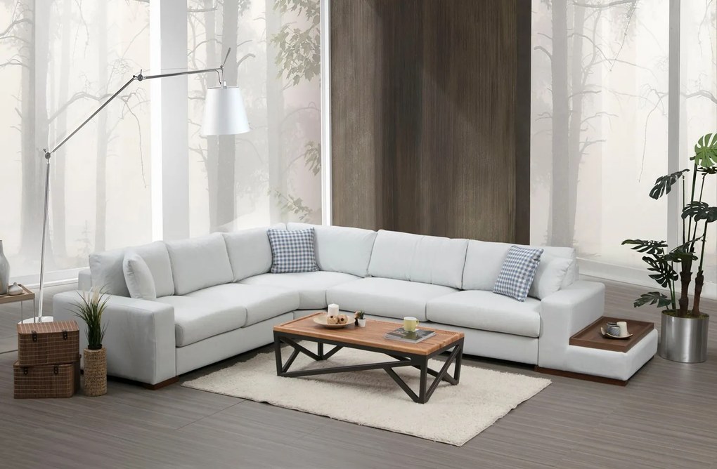 Corner Sofa Loop 21 White