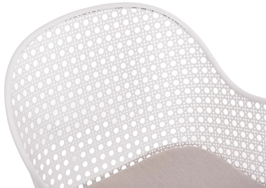 Σετ Κήπου Σαλόνι OREGO 3 τεμ. C21106.02 Αλουμίνιο σε Λευκό 58x55x83 εκ.