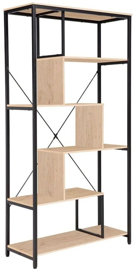 Βιβλιοθήκη Quick 28-0301 85x35x163 Natural-Black