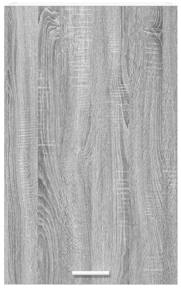 vidaXL Κρεμαστό ντουλάπι Γκρι Σομόνα και Λευκό 50 x 31 x 80 εκ.