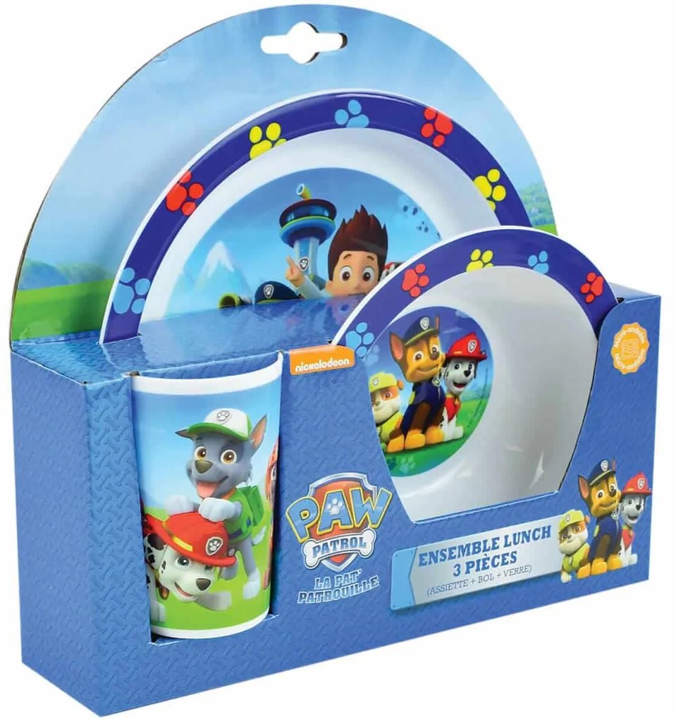 Paw Patrol παιδικό σερβίτσιο φαγητού - 005398