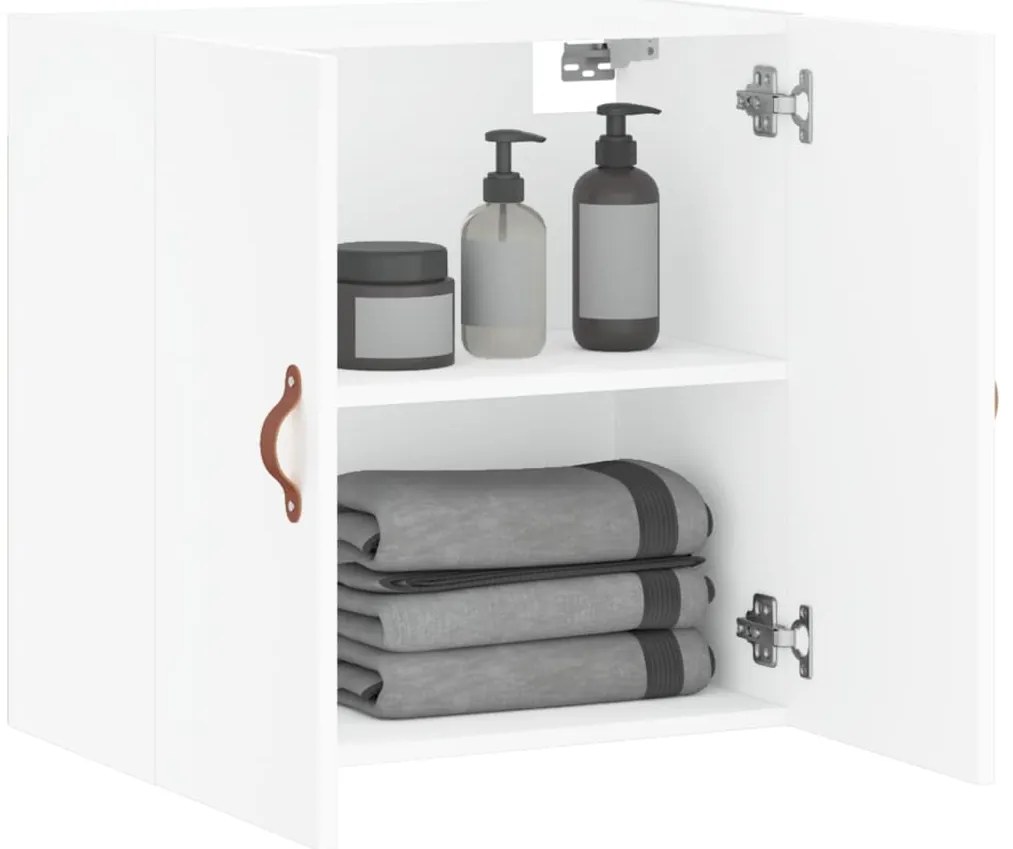 vidaXL Ντουλάπι Τοίχου Λευκό 60 x 31 x 60 εκ. από Επεξεργασμένο Ξύλο