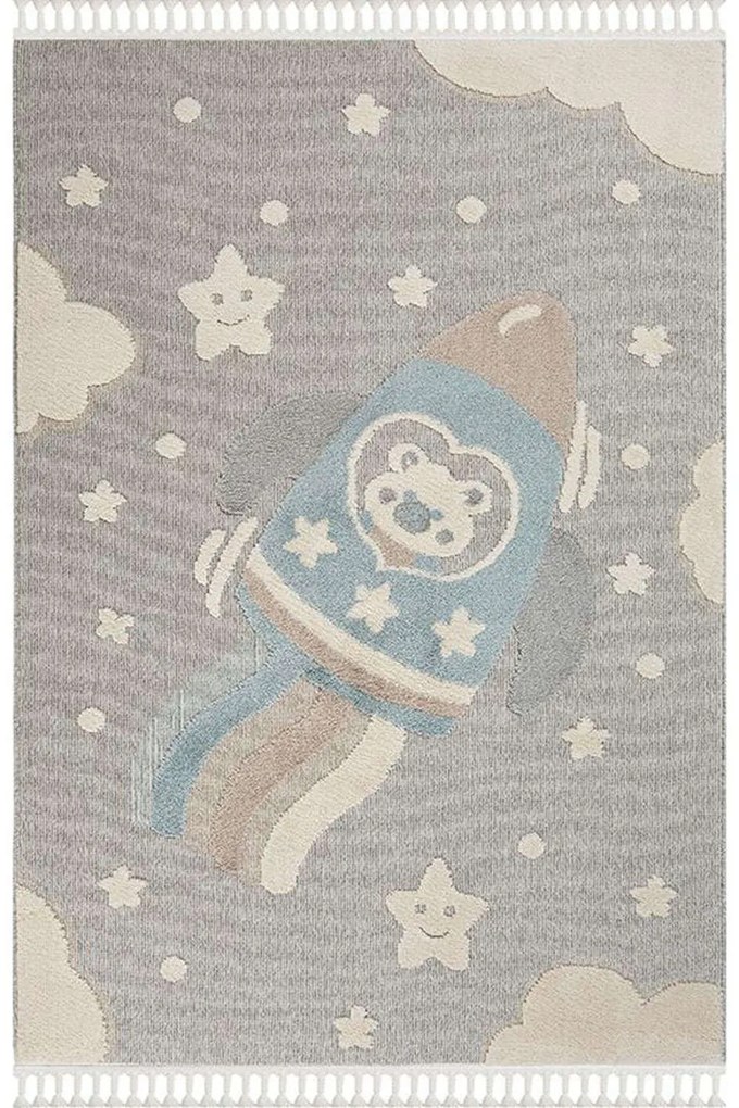 Χαλί Bubbles 110 Ivory-Grey New Plan 160X230cm
