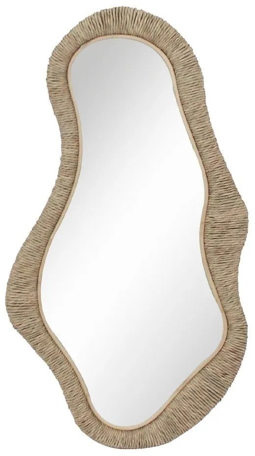 Καθρέπτης Τοίχου Rope 11-0637 59x4x101 Natural Rope