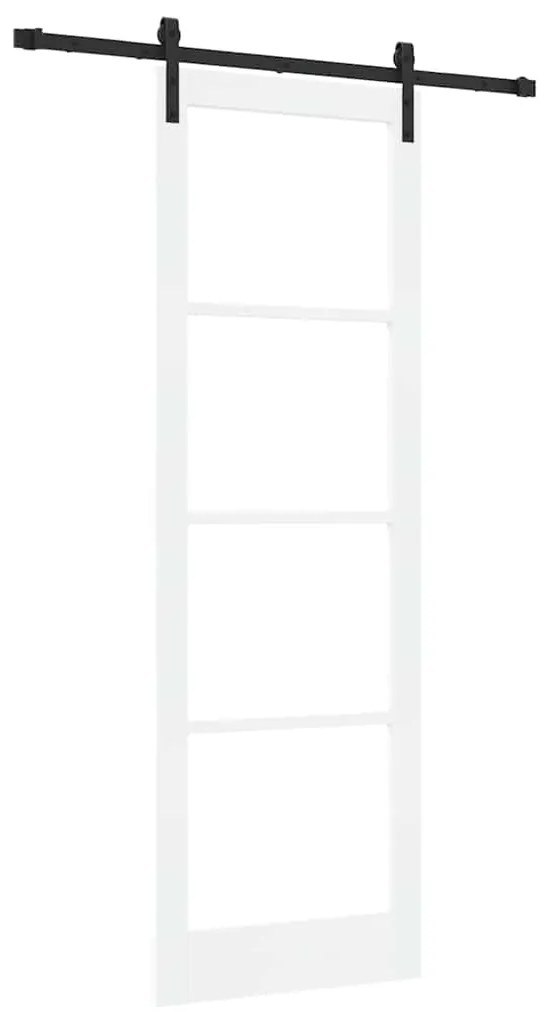 vidaXL Συρόμενη Πόρτα ORKDAL Λευκό 78 x 232 cm Ξύλο και μέταλλο