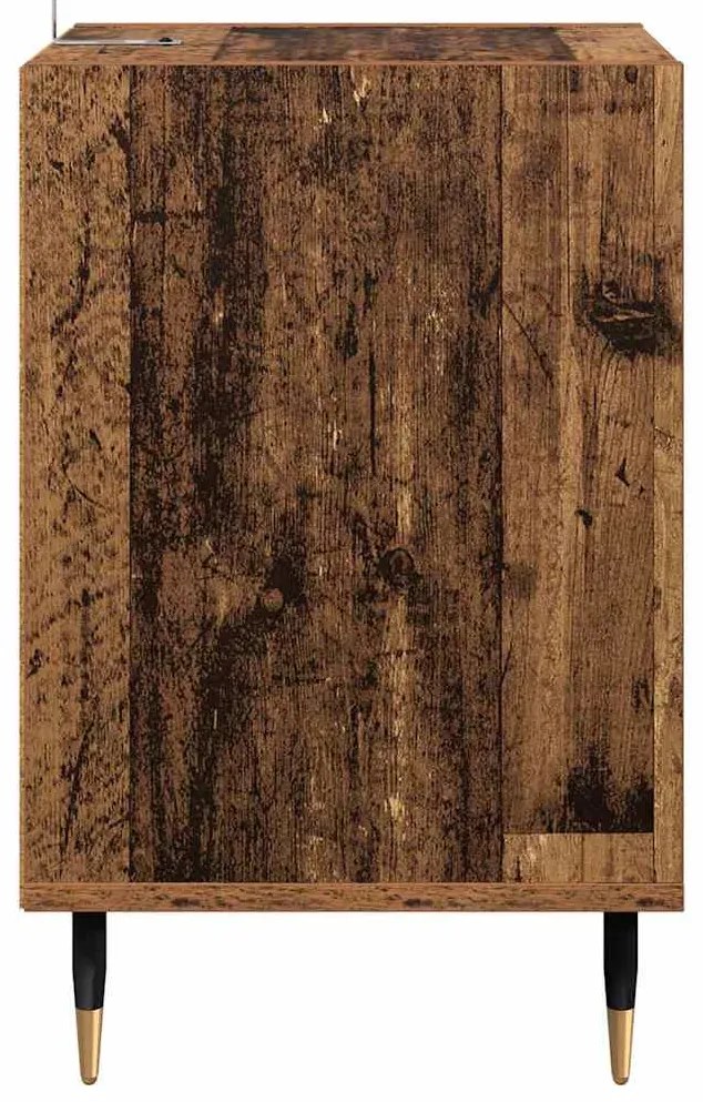 vidaXL Ντουλάπι TV Παλιό Ξύλο 100 x 35 x 55 εκ Επεξεργασμένο ξύλο