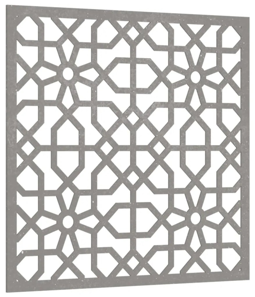 vidaXL Διακοσμητικό Κήπου Μαυριτανικό Σχέδιο 55x55 εκ. Ατσάλι Corten