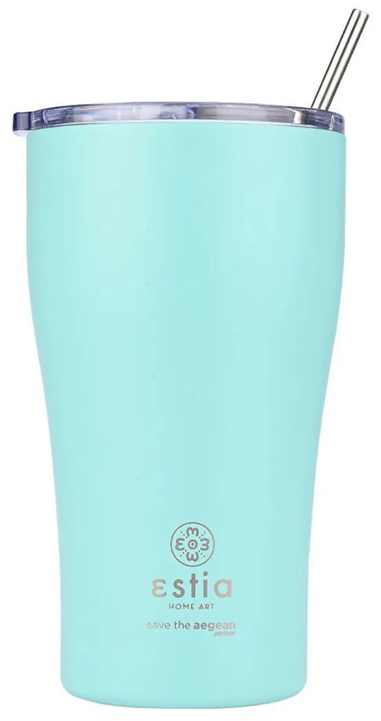 Ποτήρι Θερμός 500ml Estia Save The Aegean Bermuda Green 01-23171