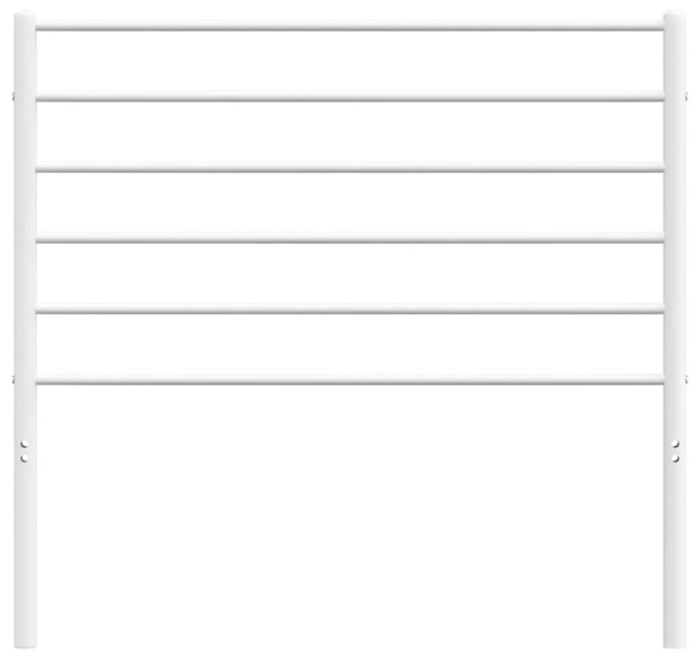 vidaXL Κεφαλάρι Λευκό 107 εκ. Μεταλλικό