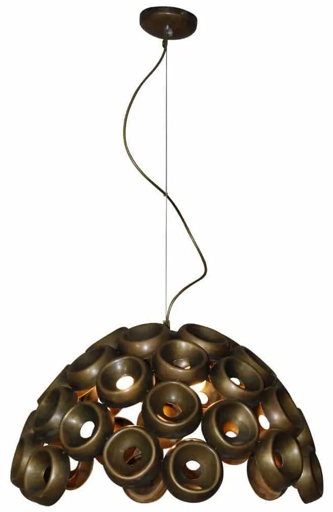 Φωτιστικό Οροφής Darina HL-3590-Μ 77-4106 56x56x120cm 3xE27 60W Bronze Homelighting