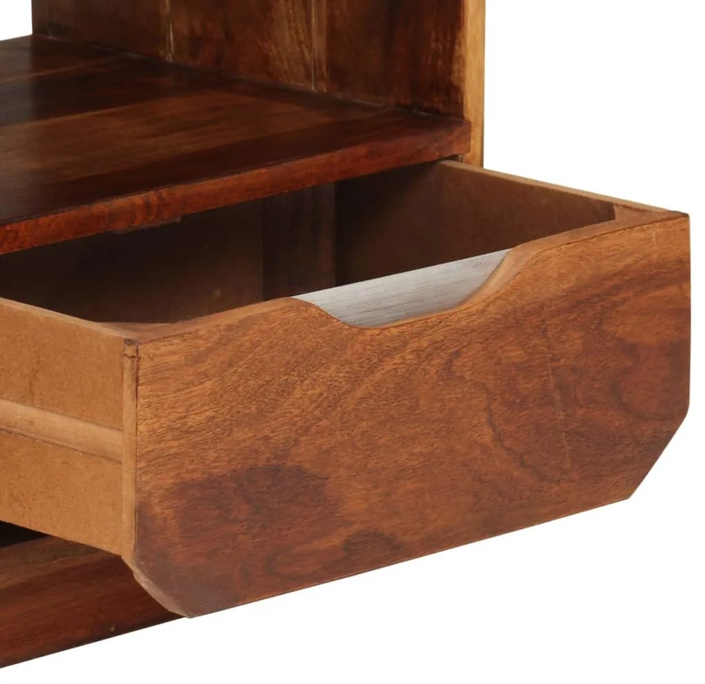 vidaXL Κομοδίνο με Συρτάρι 2 τεμ. 40 x 30 x 50 εκ. Μασίφ Ξύλο Ακακίας