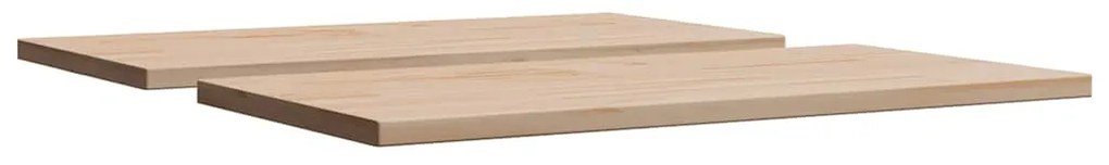 vidaXL Επιφάνειες Τραπεζιού Ορθογώνιες 2 τεμ. 70x35x1,7 εκ Μασίφ Πεύκο