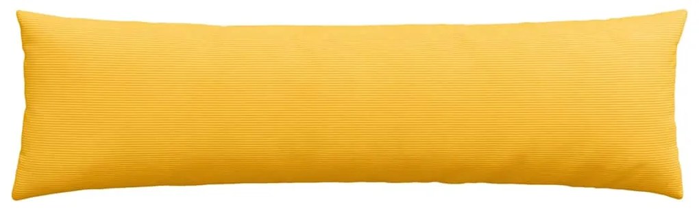 vidaXL Μαξιλάρι Καναπέ 2 pcs Απαλό Κίτρινο 145 x 40 εκ.