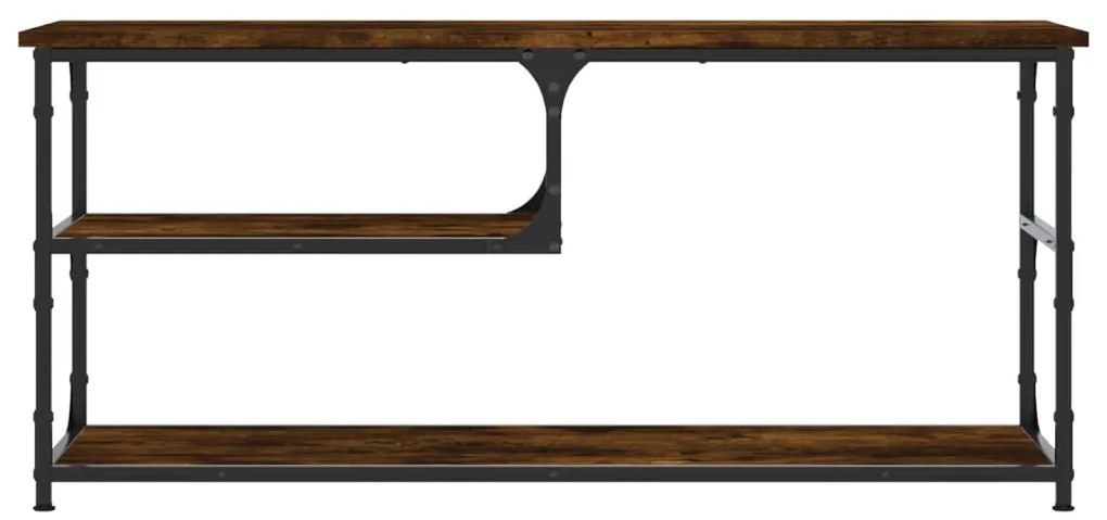 vidaXL Έπιπλο Τηλεόρασης Καπν. Δρυς 103x38x46,5 εκ Επεξ. Ξύλο & Ατσάλι