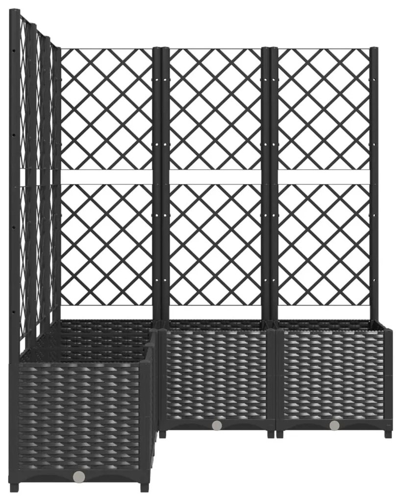 ΖΑΡΝΤΙΝΙΕΡΑ ΚΗΠΟΥ ΜΕ ΚΑΦΑΣΩΤΟ ΜΑΥΡΟ 120 X 120 X 136 ΕΚ. ΑΠΟ PP 318277