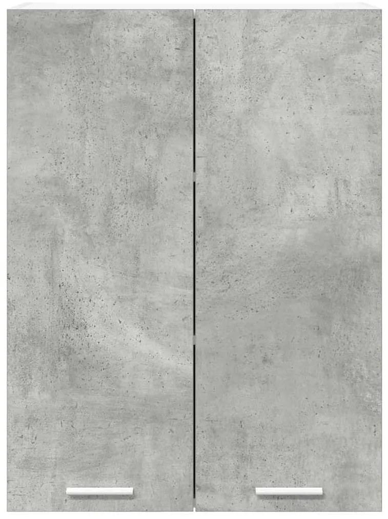 vidaXL Κρεμαστό ντουλάπι με αποθήκευση Σκυρόδεμα Γκρι 60 x 31 x 80 εκ.