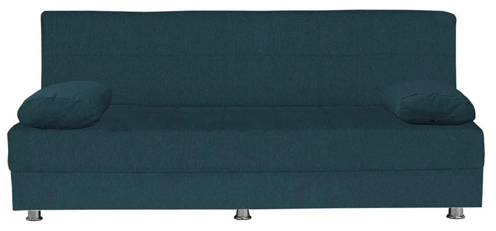 Καναπές Κρεβάτι Τριθέσιος LAURA Μπλε 190x75x80cm