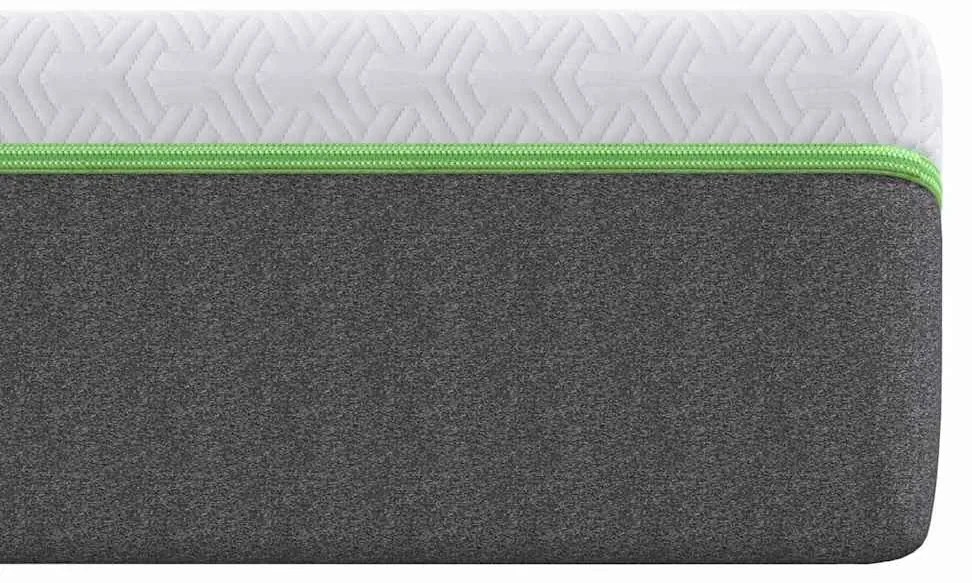 vidaXL Στρώμα Λευκό και Γκρι 90 x 190 cm Τσέπες ελατηρίων