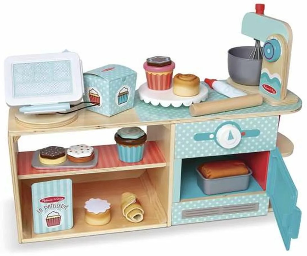 Παιδικό ζαχαροπλαστείο Melissa & Doug 39 Τεμάχια 59 x 24 x 24 cm