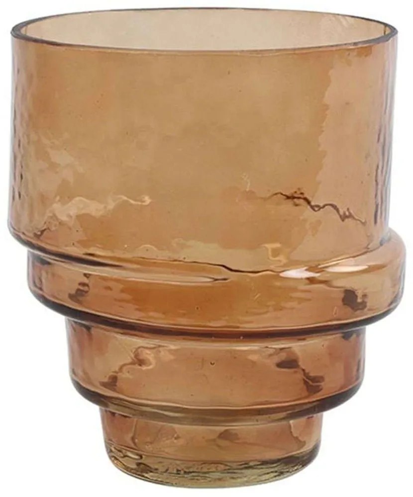 Βάζο Angelica 013.797281 15x17cm Brown Glass